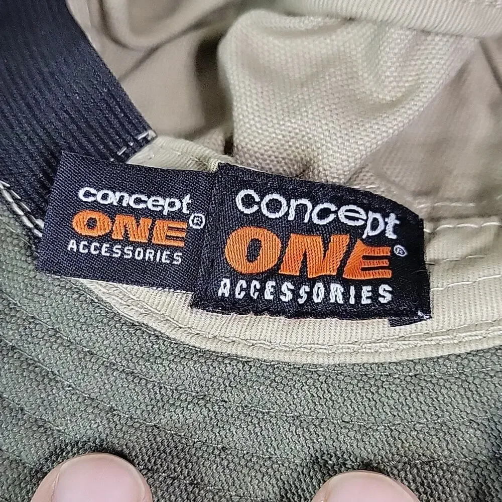 Concept One Wide Brim Fishing Hat Booney Hat Chin Strap